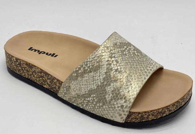 SANDALIA CUÑA IMPULS YOKO21 ORO DAMA