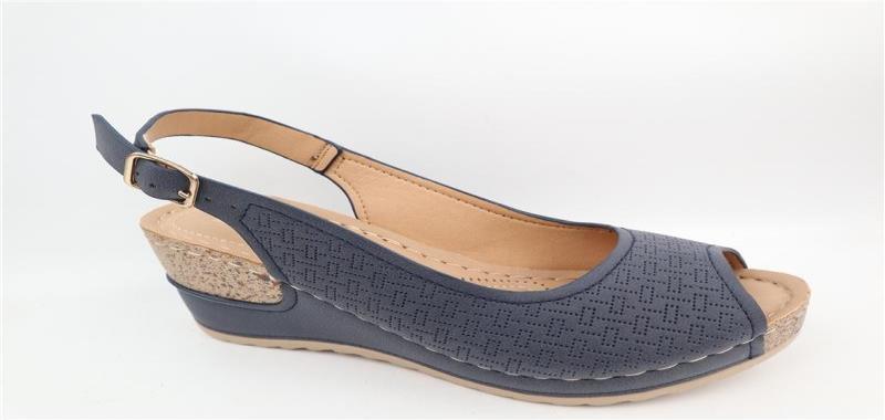 SANDALIA CUÑA IMPULS SAIDA03 INDIGO DAMA