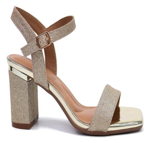 SANDALIA TACO IMPULS MEJA09 ORO DAMA