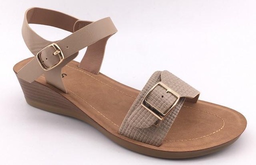 SANDALIA CUÑA IMPULS YADI10 BEIGE DAMA