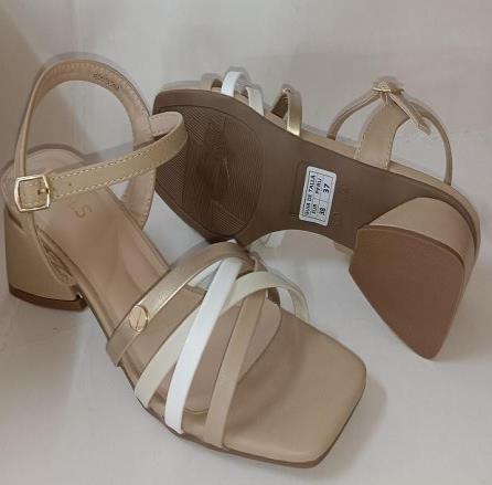 SANDALIA TACO IMPULS ANGELINA06 BEIGE DAMA