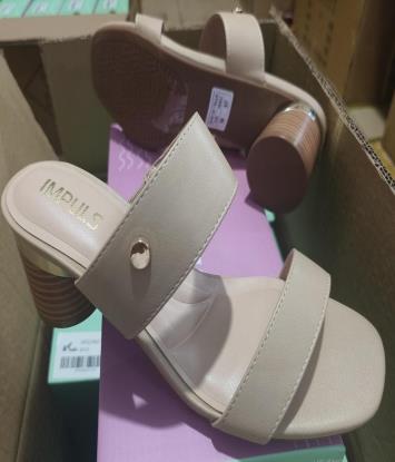 SANDALIA TACO IMPULS ANGELINA07 BEIGE DAMA