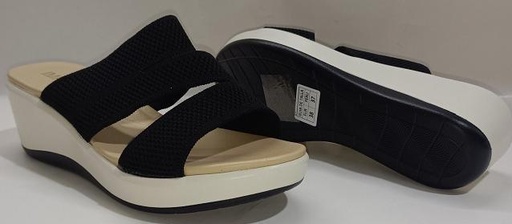 SANDALIA CUÑA IMPULS HEIDI03 NEGRO DAMA