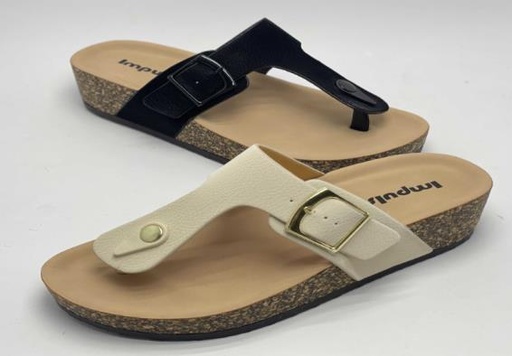 SANDALIA CUÑA IMPULS HANI04 NEGRO DAMA