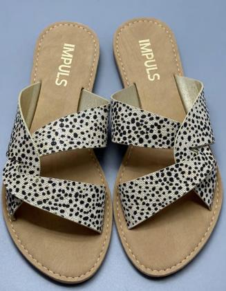 SANDALIA FLATS IMPULS DAIRA04 ORO DAMA