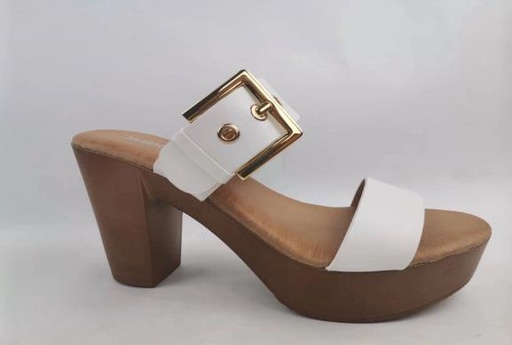 SANDALIA TACO IMPULS ABI02 BLANCO DAMA