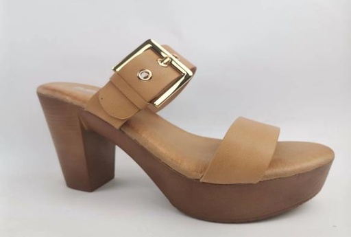 SANDALIA TACO IMPULS ABI02 CAMEL DAMA