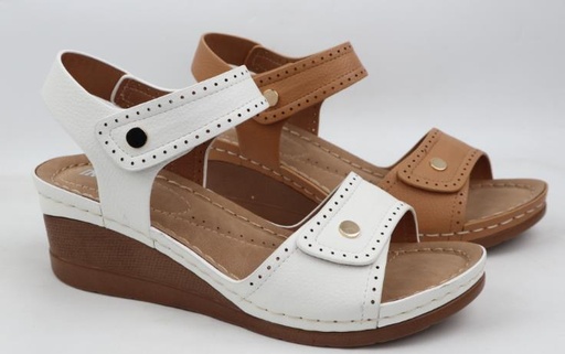 SANDALIA CUÑA IMPULS SAIDA05 BLANCO DAMA