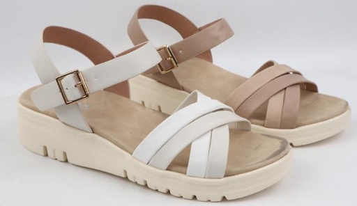 SANDALIA CUÑA IMPULS SAIDA08 BEIGE DAMA