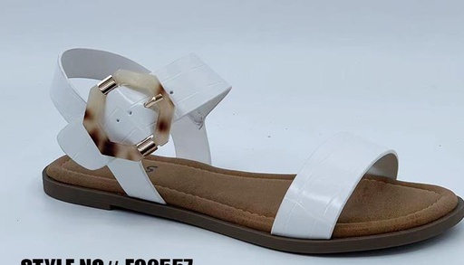 SANDALIA FLATS IMPULS AIXA02 BLANCO DAMA