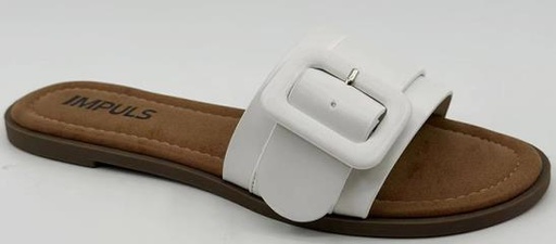 SANDALIA FLATS IMPULS AIXA06 BLANCO DAMA