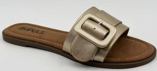 SANDALIA FLATS IMPULS AIXA06 ORO DAMA