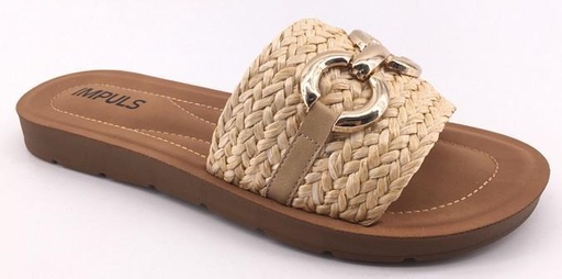 SANDALIA CONFORT IMPULS KATY04 BEIGE DAMA