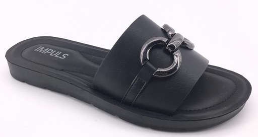 SANDALIA CONFORT IMPULS KATY04 NEGRO DAMA