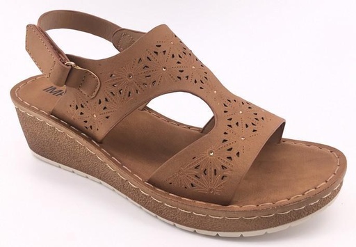 SANDALIA CUÑA IMPULS ALIDA03 CAMEL DAMA