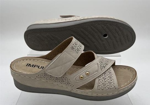 SANDALIA CUÑA IMPULS ODILA03 BEIGE DAMA